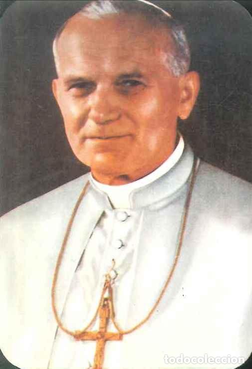 Colecionismo Calend&aacute;rios: CALENDARIO PUBLICIDAD RELIGIOSO PAPA JUAN PABLO II - DLB-7205 - EU/2371 - A&Ntilde;O 1982