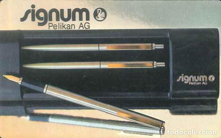 Coleccionismo Calendarios: CALENDARIO PUBLICIDAD - PELIK&Aacute;N - SIGNUM - A&Ntilde;O 1975