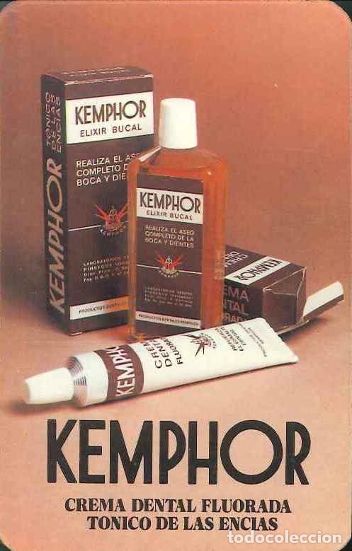Colecionismo Calend&aacute;rios: CALENDARIO PUBLICIDAD CREMA DENTAL KEMPHOR - A&Ntilde;O 1985