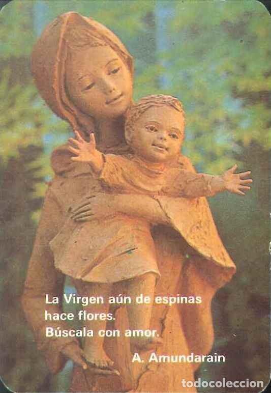 Colecionismo Calend&aacute;rios: CALENDARIO PUBLICIDAD RELIGIOSO A. AMUNDARAIN - A&Ntilde;O 1986