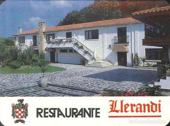 Colecionismo Calend&aacute;rios: CALENDARIO PUBLICIDAD RESTAURANTE LLERANDI (GIJ&Oacute;N) - A&Ntilde;O 1989