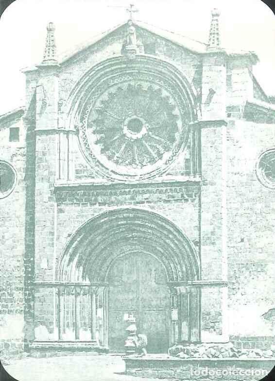 Colecionismo Calend&aacute;rios: CALENDARIO PUBLICIDAD - TURISMO - IGLESIA DE SAN PEDRO (&Aacute;VILA) - A&Ntilde;O 1989