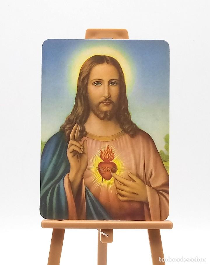 Collectionnisme Calendriers: Calendario de bolsillo - 2003 - Religi&oacute;n - Sagrado Coraz&oacute;n de Jes&uacute;s - Serie BO 682