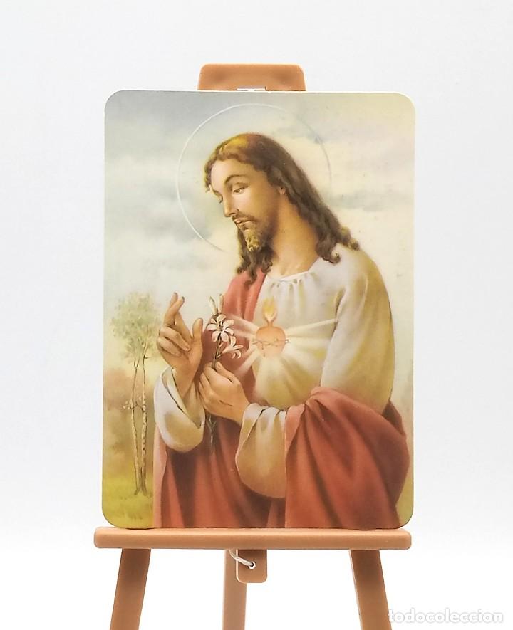 Collectionnisme Calendriers: Calendario de bolsillo - 2003 - Religi&oacute;n - Sagrado Coraz&oacute;n de Jes&uacute;s - Serie BO 673