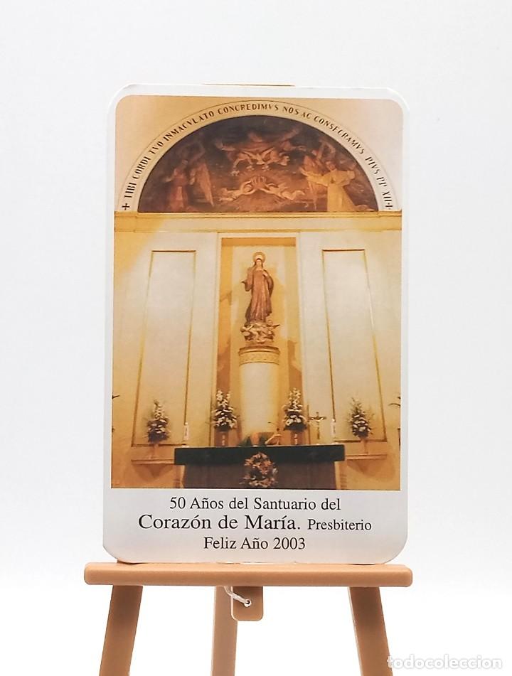 Collectionnisme Calendriers: Calendario de bolsillo - 2003 - Religi&oacute;n - Santuario del Coraz&oacute;n de Mar&iacute;a