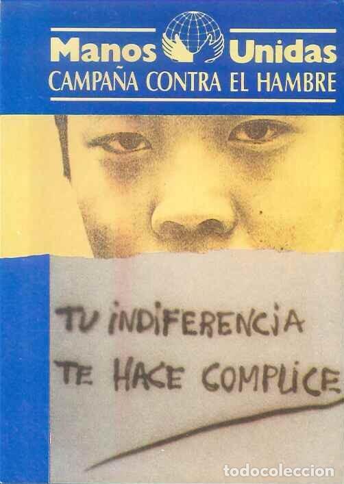 Colecionismo Calend&aacute;rios: CALENDARIO PUBLICIDAD MANOS UNIDAS - A&Ntilde;O 1994