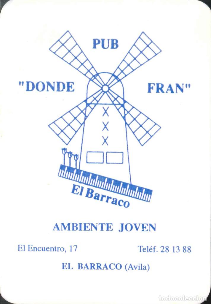 Colecionismo Calend&aacute;rios: CALENDARIO PUBLICIDAD PUB DONDE FRAN - EL BARRACO (AVILA) - A&Ntilde;O 1995