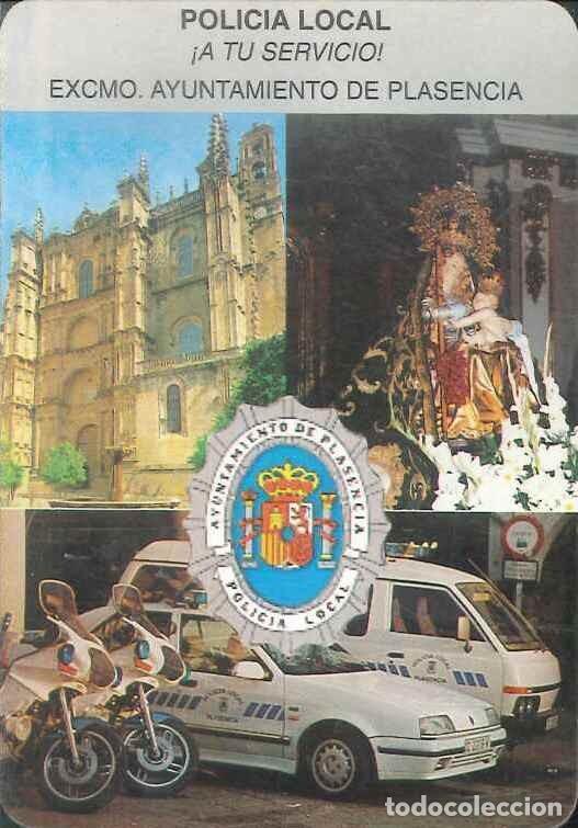 Colecionismo Calend&aacute;rios: CALENDARIO PUBLICIDAD POLICIA LOCAL PLASENCIA (CACERES) - A&Ntilde;O 1995