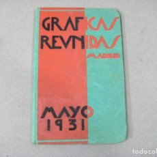 Coleccionismo Calendarios: AGENDA DEL MES DE MAYO DE 1931 DE GRÁFICAS REUNIDAS. Lote 320329778