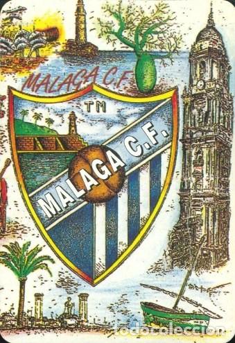 Coleccionismo Calendarios: CALENDARIO PUBLICIDAD - FUTBOL - MALAGA C.F. - SERIE - BAR ALVARO - A&Ntilde;O 1997