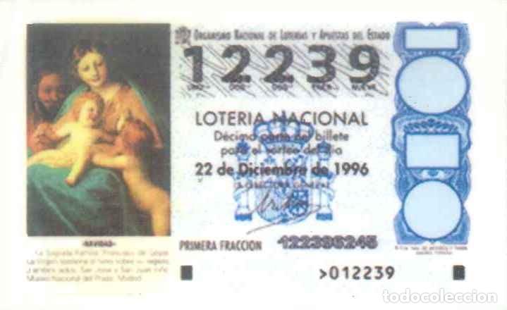 Coleccionismo Calendarios: CALENDARIO PUBLICIDAD - LOTER&Iacute;A NACIONAL - N&ordm; 12239 - SERVICIO T&Eacute;CNICO SETECA - A&Ntilde;O 1997