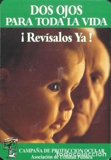 Coleccionismo Calendarios: CALENDARIO PUBLICIDAD - CAMPA&Ntilde;A PROTECCION OCULAR - OPTICA MEDICA MENJIBAR (JAEN) - A&Ntilde;O 1998