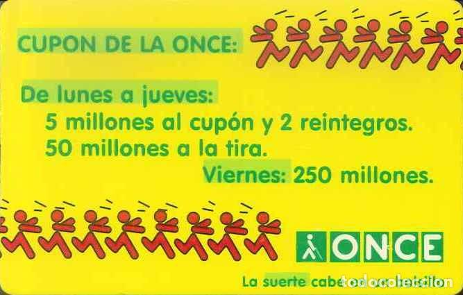 Coleccionismo Calendarios: CALENDARIO PUBLICIDAD ONCE - CASTELLANO - A&Ntilde;O 1998