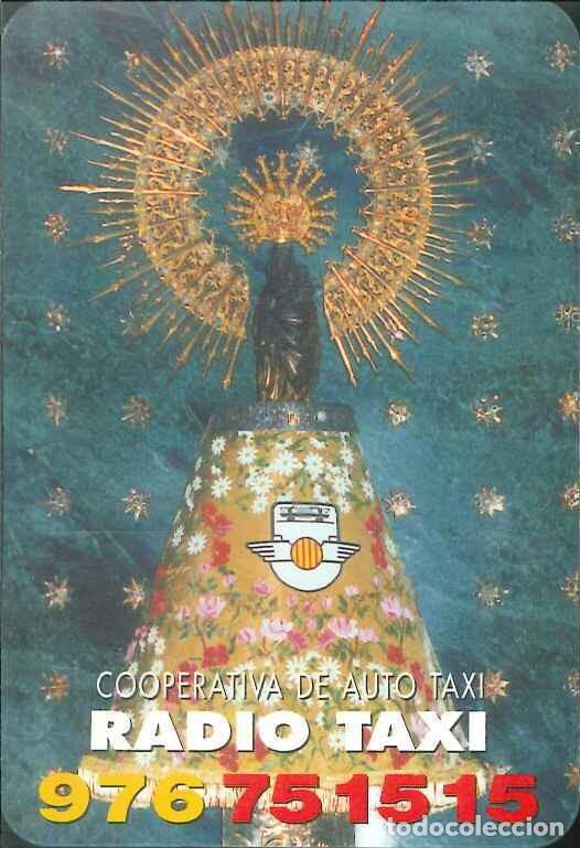 Coleccionismo Calendarios: CALENDARIO PUBLICIDAD RADIO TAXI ZARAGOZA - VIRGEN PILAR - A&Ntilde;O 1999