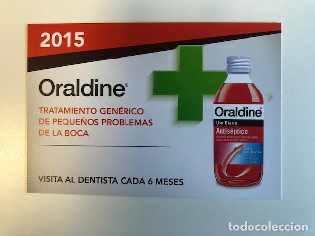 Coleccionismo Calendarios: Calendario 2015 Publicidad Oraldine