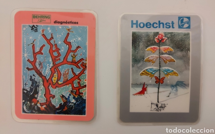 Coleccionismo calendarios: Lote calendarios Salvador Dali plastificados