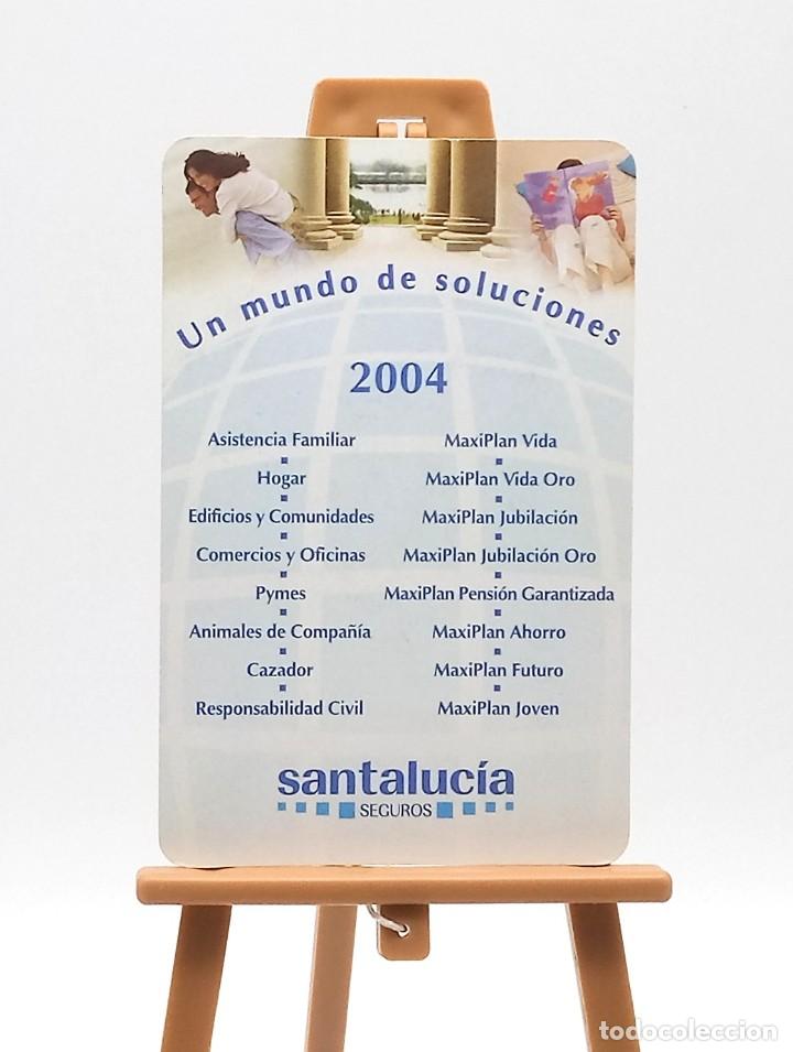 Colecionismo Calend&aacute;rios: Calendario de bolsillo - 2004 - Publicitario de Santa Luc&iacute;a Seguros