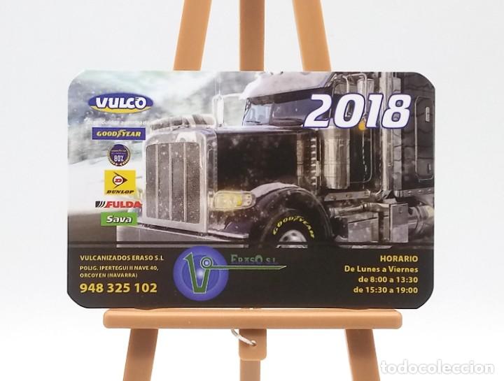 Colecionismo Calend&aacute;rios: Calendario de bolsillo - 2018 - Publicitario de Vulcanizados Eraso