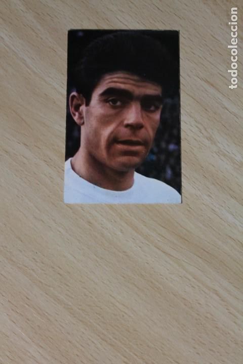 Coleccionismo Calendarios: CALENDARIO DE FUTBOL. A&Ntilde;O 1970. SERIE 20. REAL MADRID. NUMERO 8. SANCHIS.