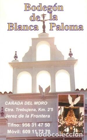 Coleccionismo Calendarios: CALENDARIO PUBLICIDAD BODEGON DE LA BLANCA PALOMA (JEREZ DE LA FRONTERA) - A&Ntilde;O 2000
