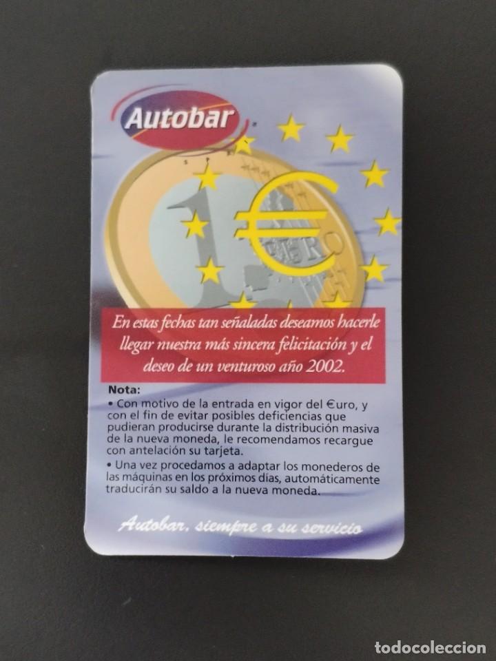 Collectionnisme Calendriers: VCK 1105 Calendario bolsillo - A&Ntilde;O 2002 - AUTOBAR - TABLA CONVERSI&Oacute;N EUROCONVERSOR