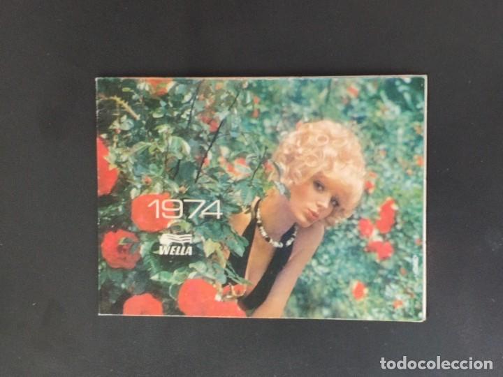 Collectionnisme Calendriers: VCK 1126 Calendario bolsillo - A&Ntilde;O 1974 - PUBLICIDAD WELLA MUJER