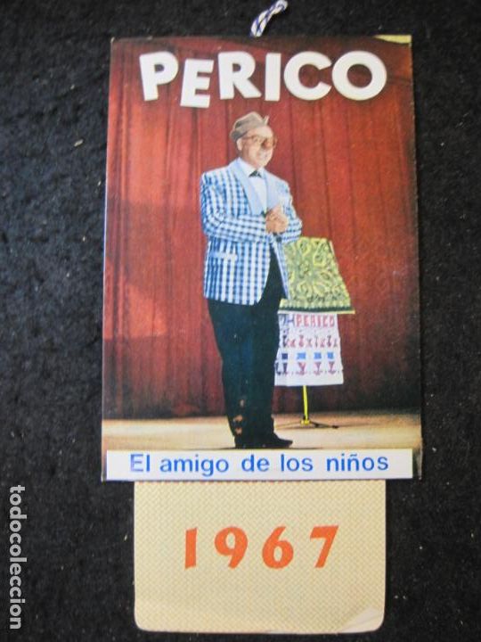 Collectables Calendars: PERICO-EL AMIGO DE LOS NI&Ntilde;OS-CALENDARIO FIRMADO A&Ntilde;O 1967-PUBLICIDAD CIRCO PAYASO-VER FOTOS-(K-5897)