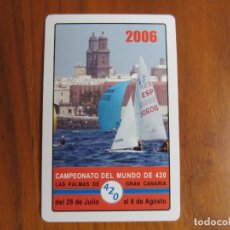 Coleccionismo Calendarios: CALENDARIO FOURNIER-REAL CLUB NAUTICO DE GRAN CANARIA-DEL 2006 VER FOTOS