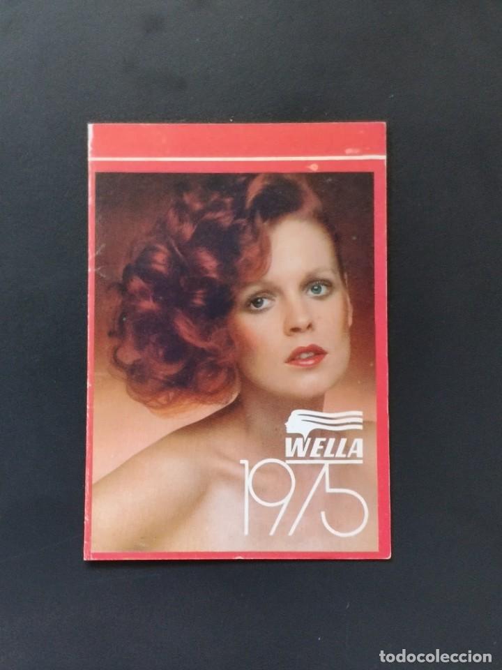 Coleccionismo calendarios: VCK 1147 Calendario bolsillo - A&Ntilde;O 1975 - WELLA PUBLICIDAD MUJER