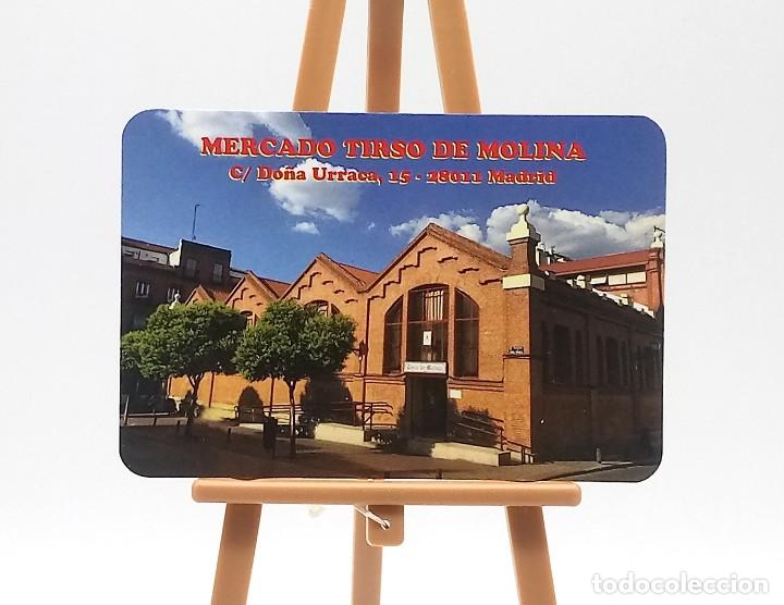 Coleccionismo calendarios: Calendario de bolsillo - 2019 - Paisajes y monumentos - Mercado Tirso de Molina (Madrid)
