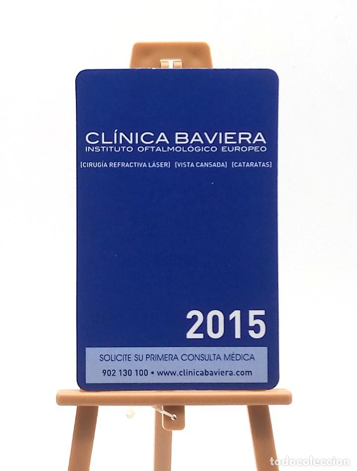 Coleccionismo calendarios: Calendario de bolsillo - 2015 - Publicitario de Cl&iacute;nica Baviera
