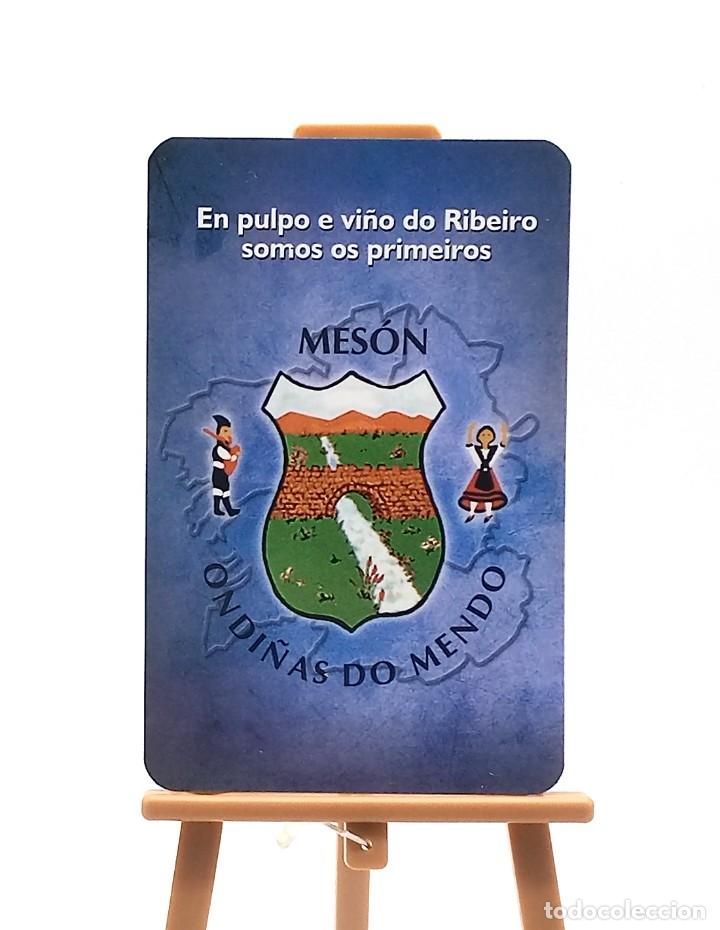 Coleccionismo calendarios: Calendario de bolsillo - 2015 - Publicitario de Mes&oacute;n Ondi&ntilde;as do Mendo