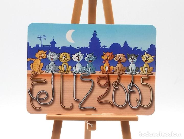 Colecionismo Calend&aacute;rios: Calendario de bolsillo - 2005 - Dibujos - Gatos - Serie BO 647