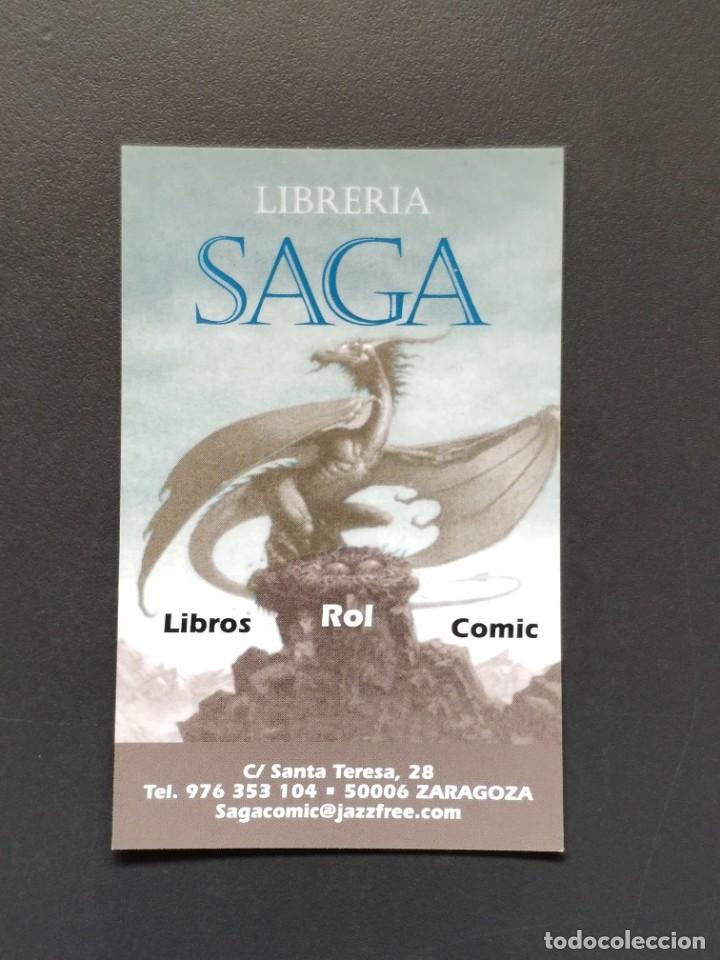Coleccionismo Calendarios: VCK 1385 Calendarios bolsillo - A&Ntilde;O 2003 - LIBRER&Iacute;A SAGA - ZARAGOZA - LIBROS ROL C&Oacute;MIC
