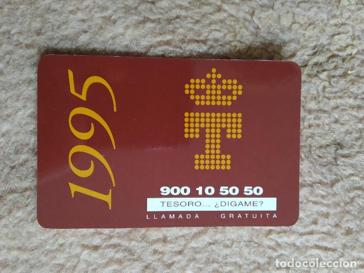 Coleccionismo calendarios: CALENDARIO PUBLICITARIO TESORO PUBLICO A&Ntilde;O 1995. VER FOTOS