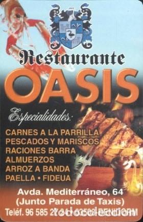 Coleccionismo Calendarios: CALENDARIO PUBLICIDAD RESTAURANTE OASIS - RADIO TAXI - BENIDORM (ALICANTE) - A&Ntilde;O 2005