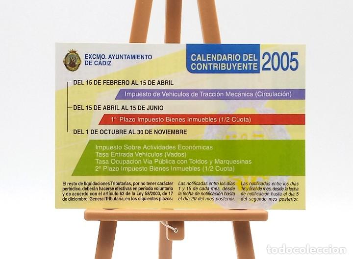 Collectables Calendars: Calendario de bolsillo - 2005 - Calendario del Contribuyente - Ayuntamiento de C&aacute;diz