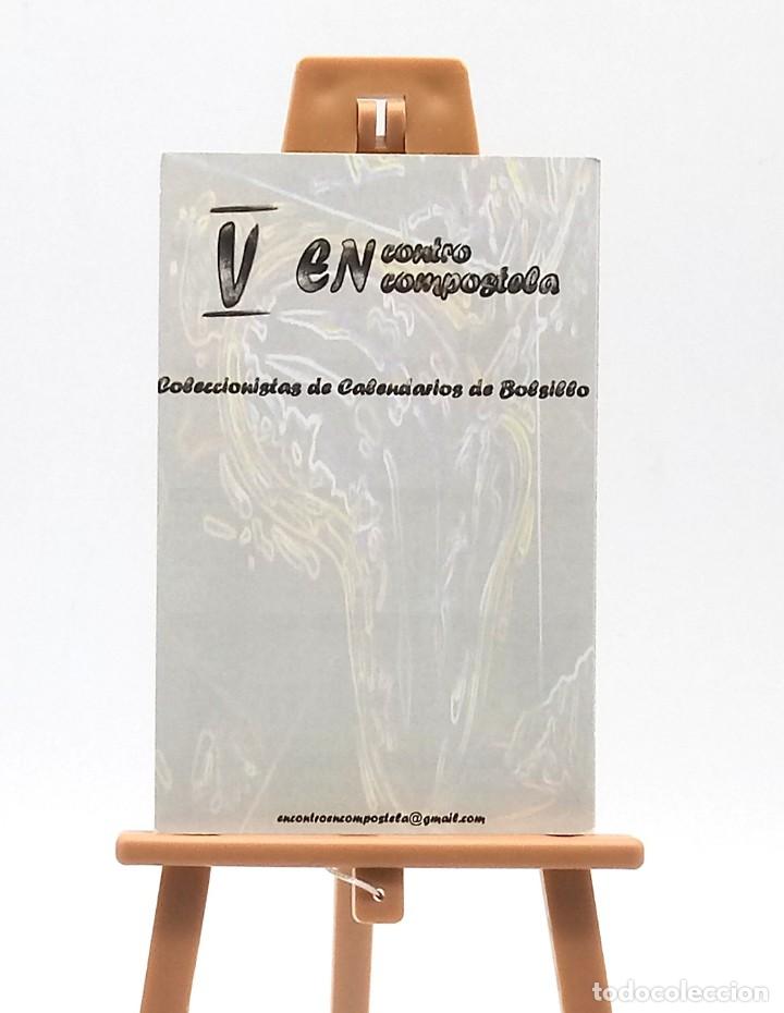 Coleccionismo calendarios: Calendario de bolsillo - 2008 - V Encuentro Compostela Coleccionistas Calendarios de Bolsillo
