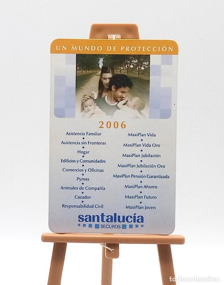 Coleccionismo calendarios: Calendario de bolsillo - 2006 - Publicitario de Seguros Santaluc&iacute;a