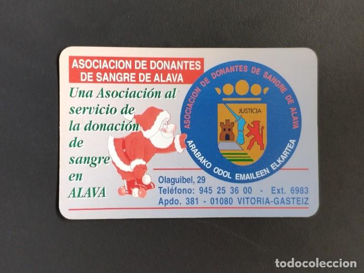 Coleccionismo Calendarios: VCK 1558 Calendario bolsillo - A&Ntilde;O 1999 - ASOCIACI&Oacute;N DONANTES DE SANGRE &Aacute;LAVA
