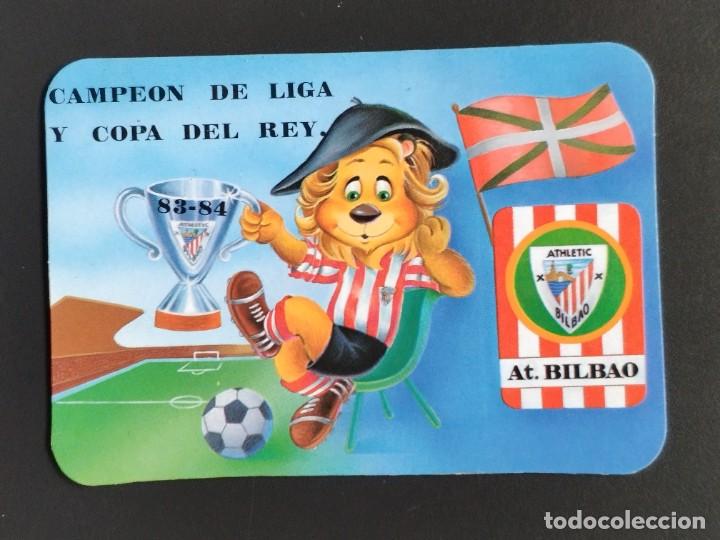 Coleccionismo calendarios: VCK 1604 Calendario bolsillo - A&Ntilde;O 1985 - F&Uacute;TBOL ATHLETIC BILBAO SERIE - CARTAGENA BAVIERA
