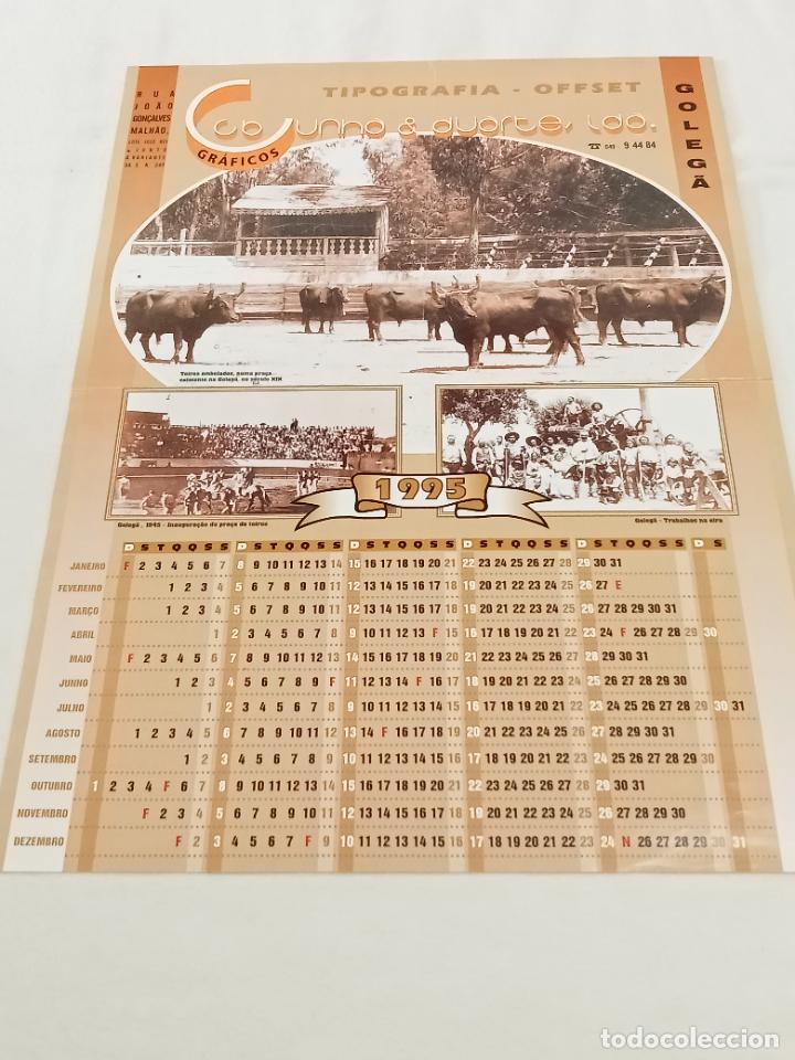 Sammeln von Kalendern: CALENDARIO TAURINO. 1995. VARIOS ASPECTOS DE GOLEG&Agrave;, PORTUGAL. 42 X 60 CM. VER