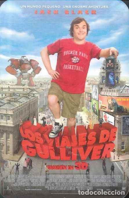 Coleccionismo Calendarios: CALENDARIO PUBLICIDAD - CINE - LOS VIAJES DE GULLIVER - A&Ntilde;O 2011