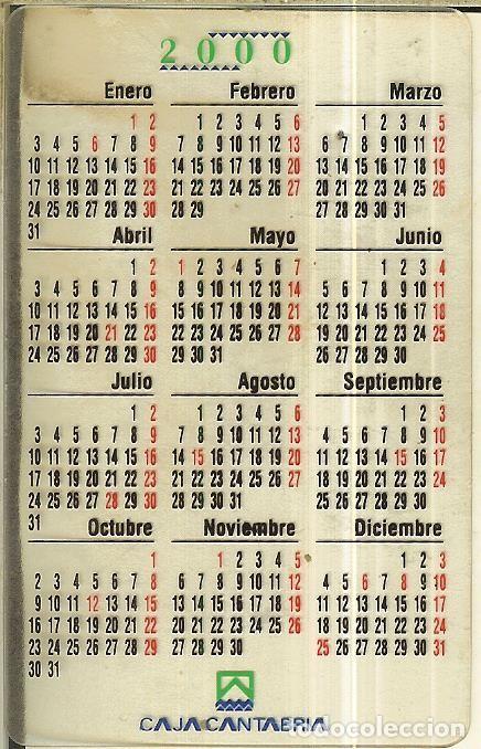Coleccionismo Calendarios: CALENDARIO PUBLICITARIO - BANCOS - CAJAS - CAJA CANTABRIA - 2000