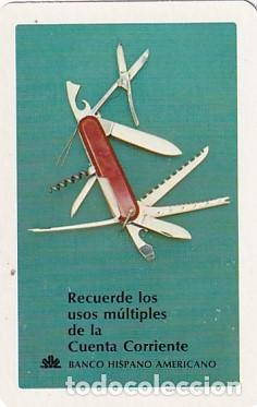 Coleccionismo calendarios: Calendario H Fournier Banco Hispano Americano 1977. Cuenta corriente usos m&uacute;ltiples