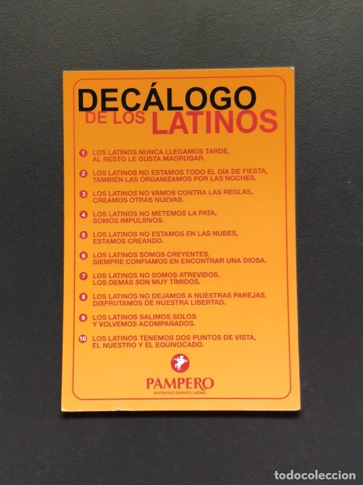Coleccionismo Calendarios: VCK 1686 Calendario bolsillo - A&Ntilde;O 2004 2005 - RON PAMPERO - DEC&Aacute;LOGO DE LOS LATINOS