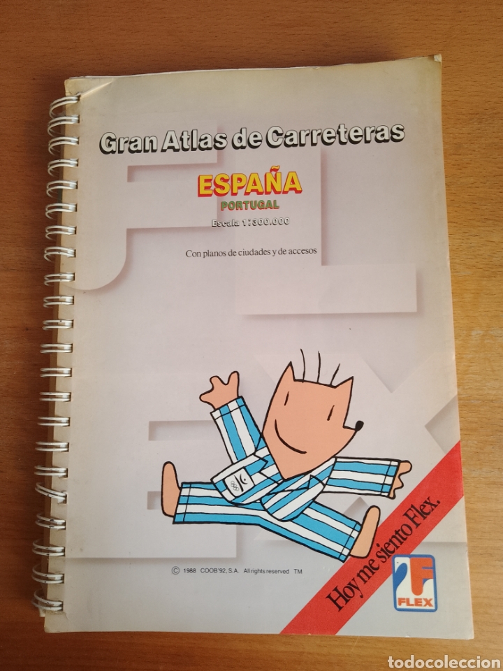 Coleccionismo Calendarios: GRAN ATLAS DE CARRETERAS DE ESPA&Ntilde;A Y PORTUGAL (PLAZA & JANES
