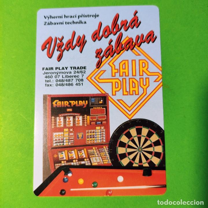 Coleccionismo Calendarios: CALENDARIO .MAQUINAS DE JUEGOS FAIR PLAY 1997 . CHECO . T4