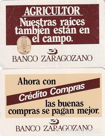 Collectionnisme Calendriers: 2 CALENDARIOS DE BOLSILLO FOURNIER A&Ntilde;O 1983 BANCO ZARAGOZANO