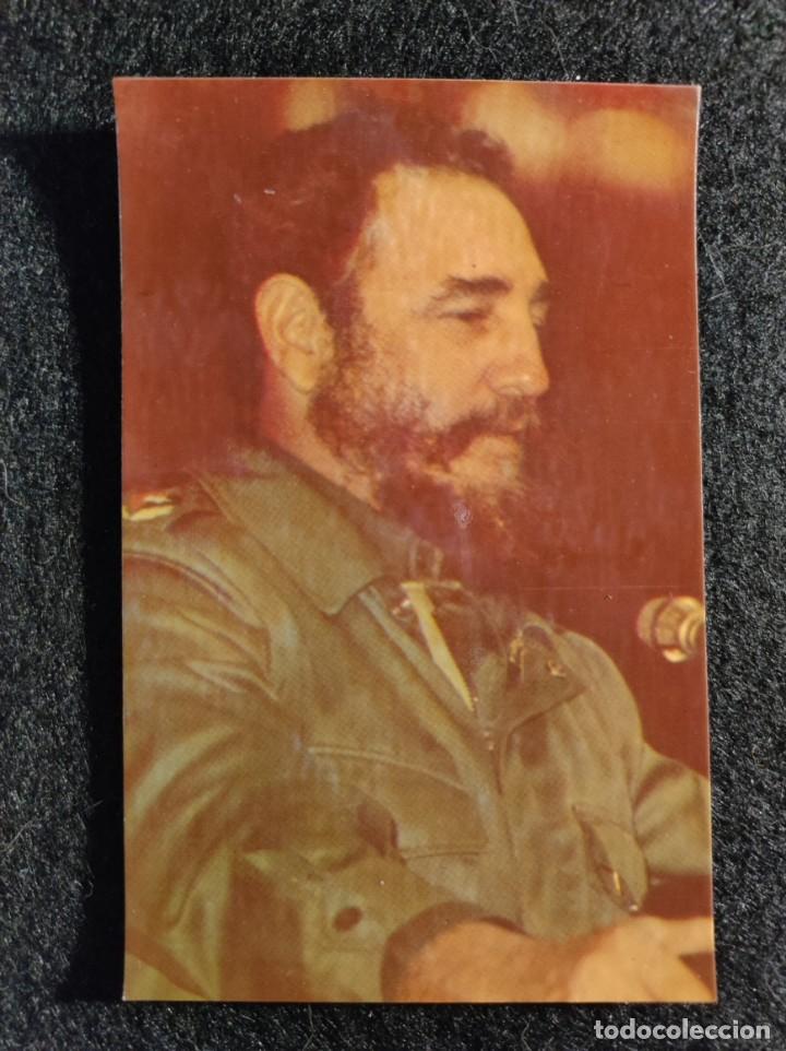 Coleccionismo Calendarios: Calendario de bolsillo publicitario RADIO HABANA CUBA (Imagen de Fidel Castro). 1985